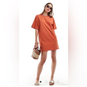 ASOS Rust colored  T-Shirt dress